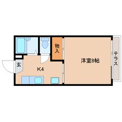 古庄駅 徒歩24分 1階の物件間取画像